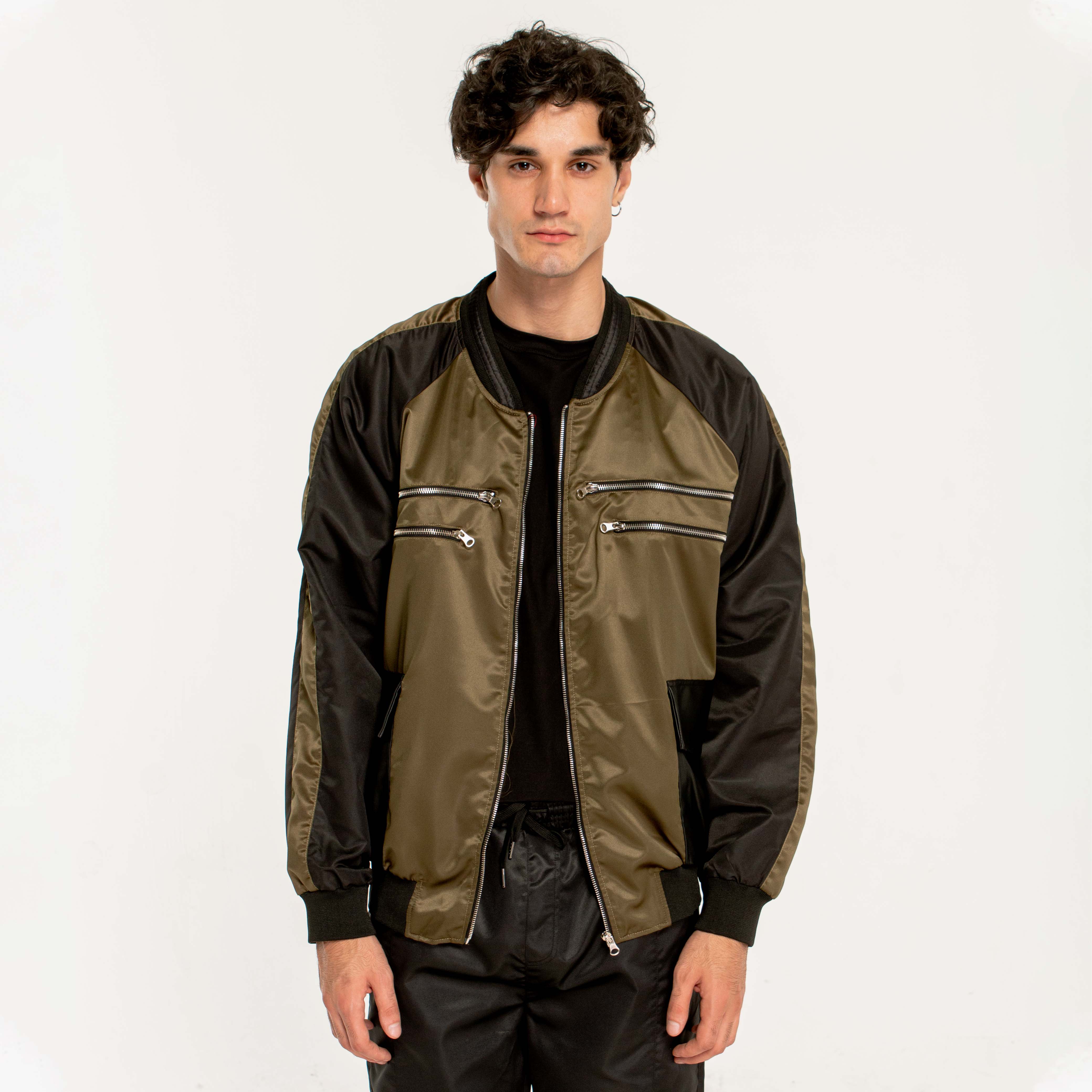 QUADRA ZIP JACKET/Moss Green