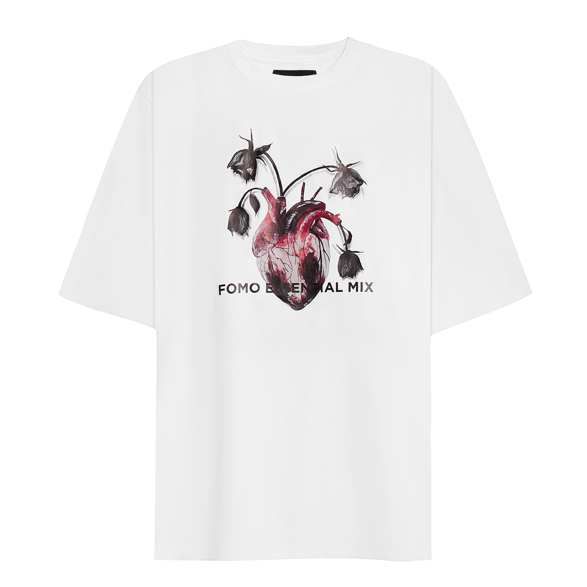 ROSEN HEART T-SHIRT/WHITE