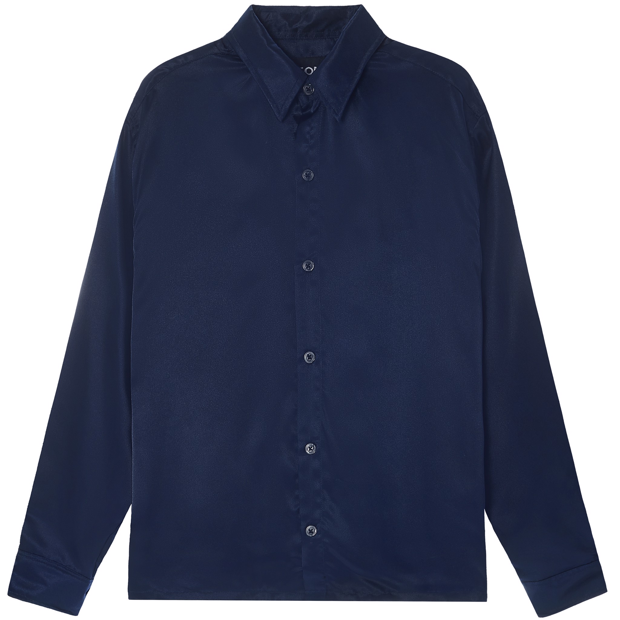 SILKY SHIRT/Dark Blue