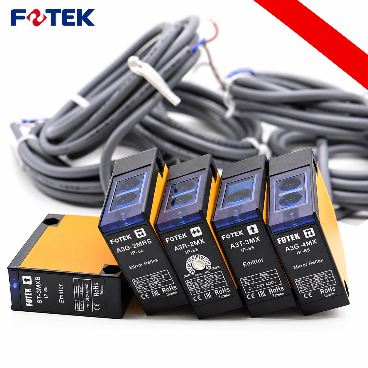 Cảm biến quang FOTEK A3 Series với các model A3R, A3G và A3T