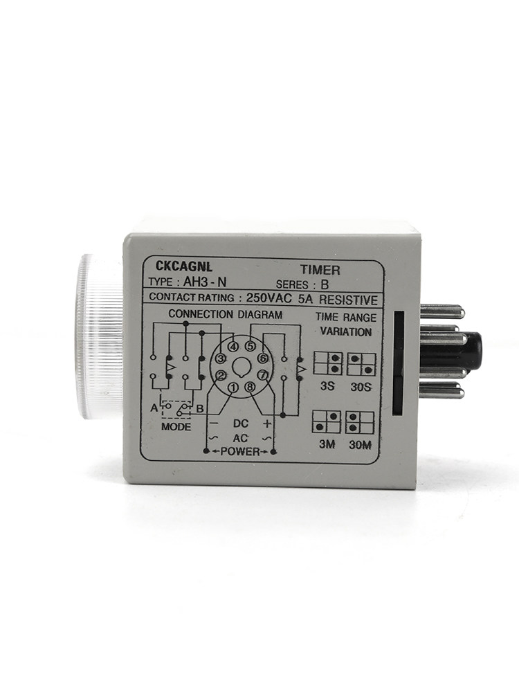 Hình ảnh thực tế Timer AH3 AC220V - góc nhìn tổng thể