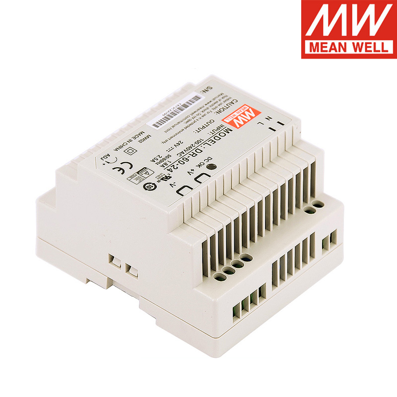 Hình ảnh thực tế sản phẩm Meanwell DR-60-24 - góc nhìn tổng thể
