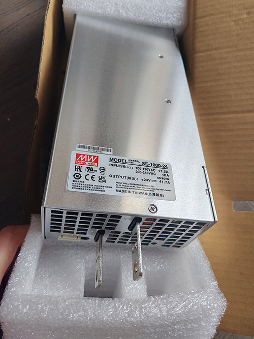 Hình ảnh thực tế sản phẩm Meanwell SE-1000-24 - chi tiết cận cảnh