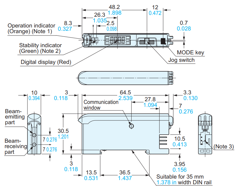 Bản vẽ kích thước sản phẩm FX-301-C1