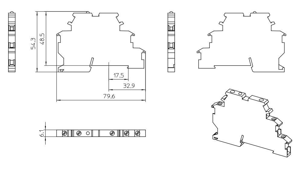 Bản vẽ kích thước DEK-REL-G24/21 Phoenix Contact