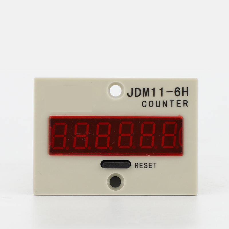 Hình ảnh thực tế bộ đếm sản phẩm JDM11-6H - chi tiết mặt trước