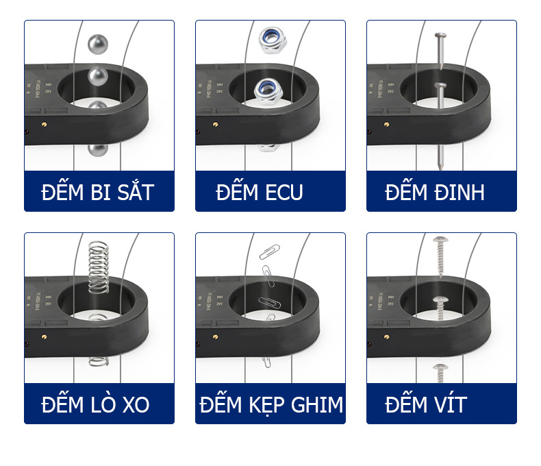 Cảm biến tiệm cận đếm sản phẩm kim loại