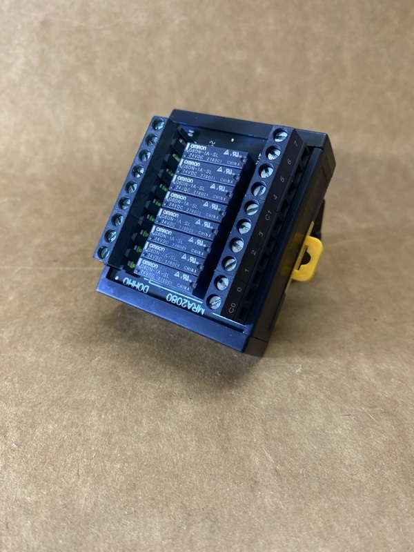 Cầu đấu relay 8P MRA2080 24VDC - hình ảnh thực tế