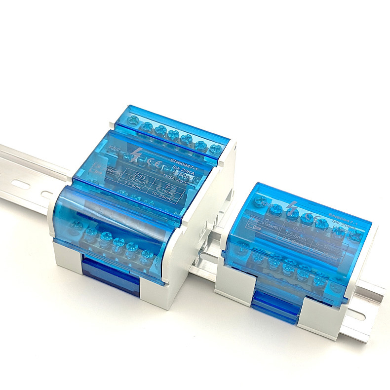 Cầu đấu phân phối điện JH8 gắn DIN Rail