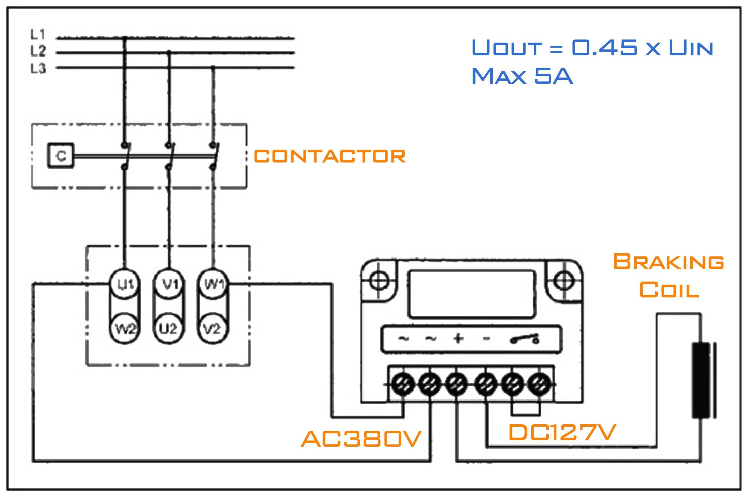 Sơ đồ phanh 380V