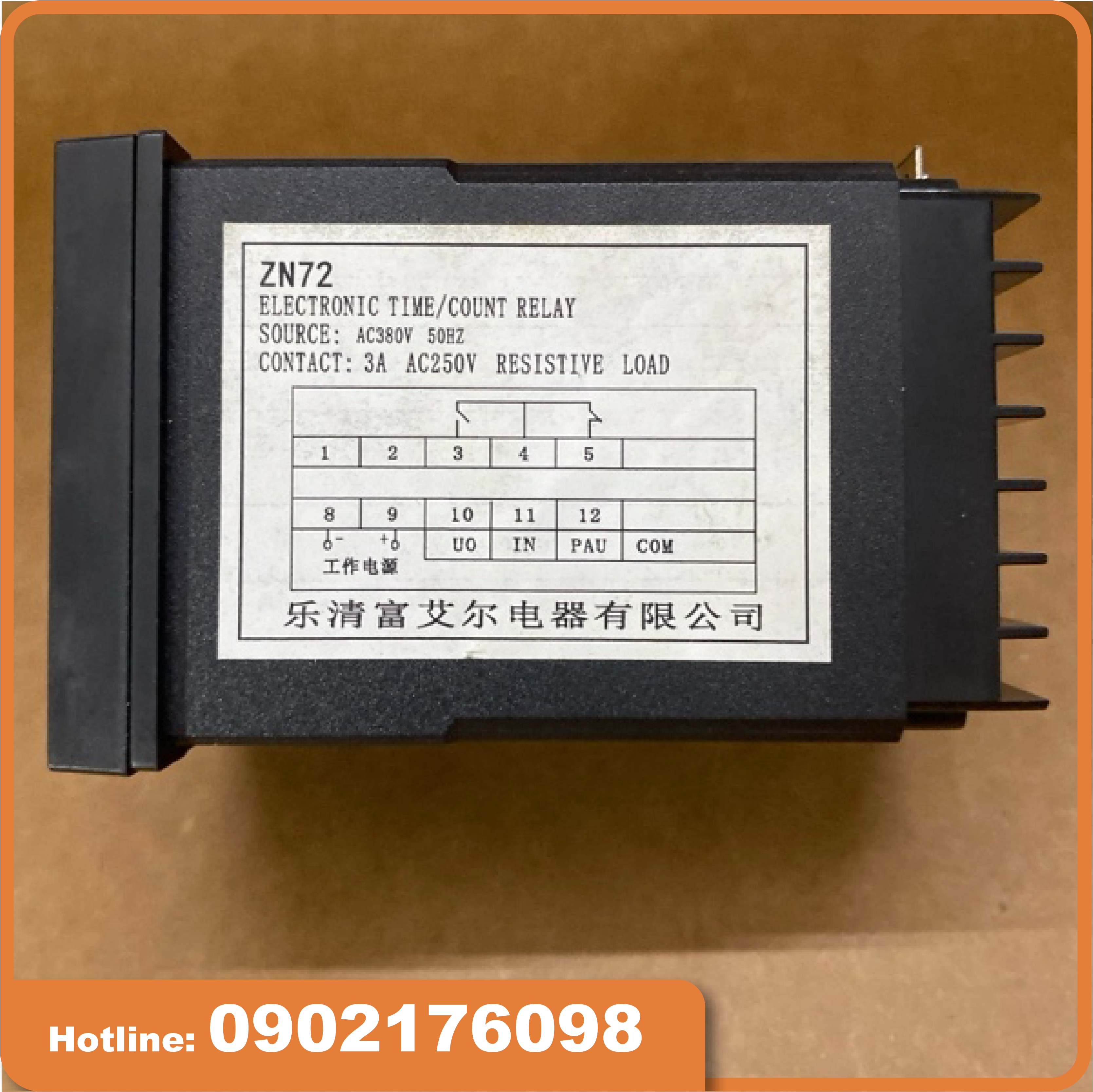 Sơ đồ đấu dây ZN72