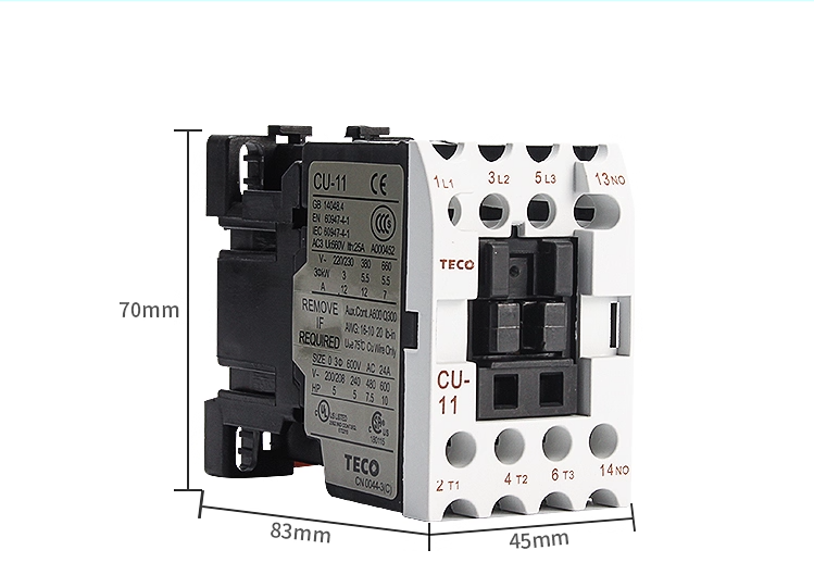 Contactor TECO CU-11 khởi động từ TECO dòng CU 11A