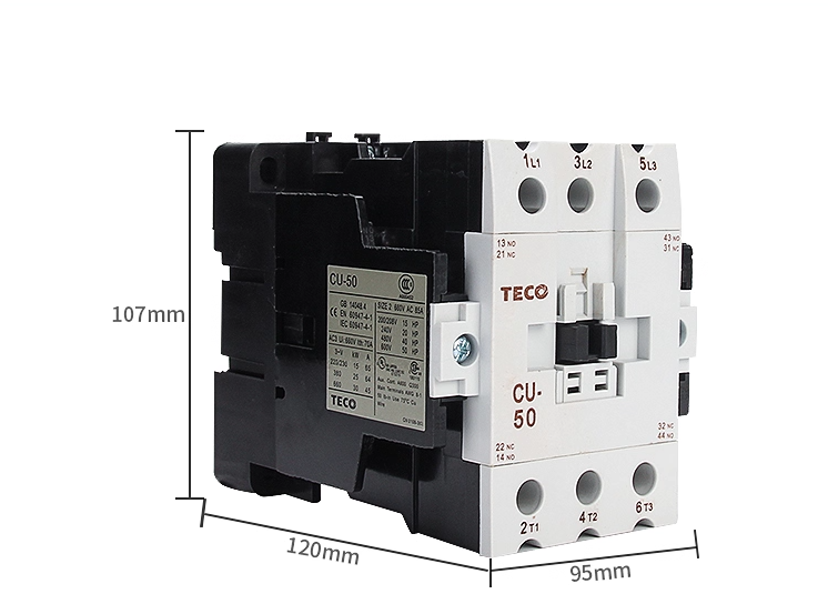 Contactor TECO CU-50 khởi động từ TECO dòng CU 50A