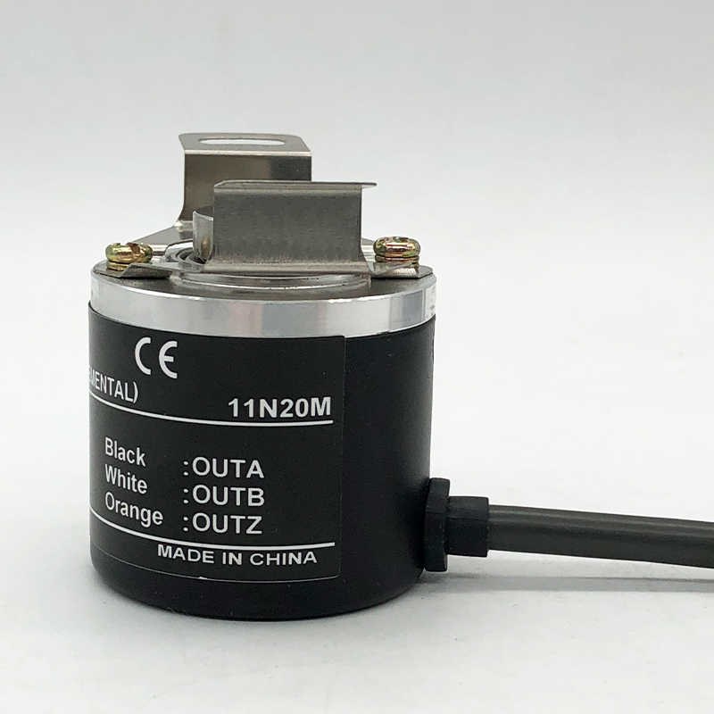 Mặt sau encoder E6H-CWZ6C và dây tín hiệu