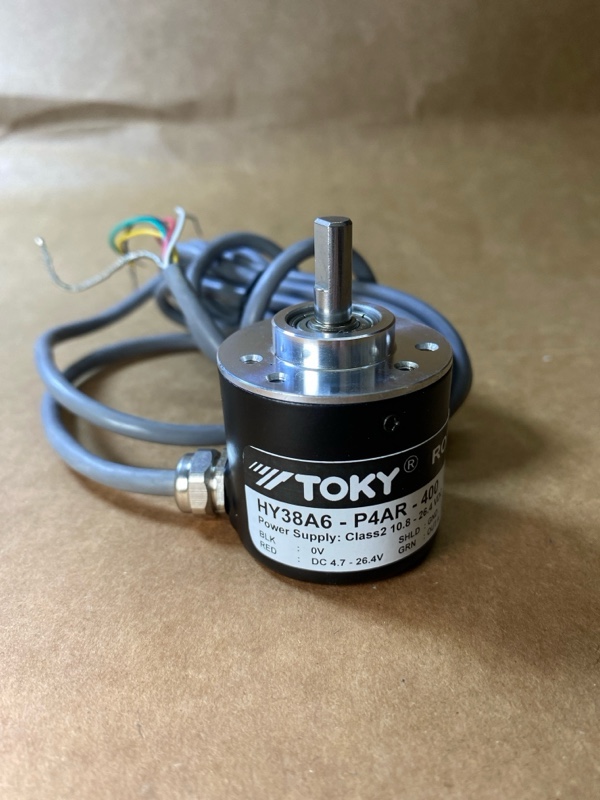 Hình ảnh thực tế encoder vòng quay Toky HY38A6-P4AR - chi tiết cận cảnh