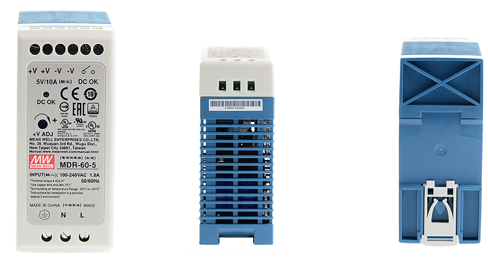 Hình ảnh thực tế sản phẩm Meanwell MDR-60-5 - góc nhìn tổng thể