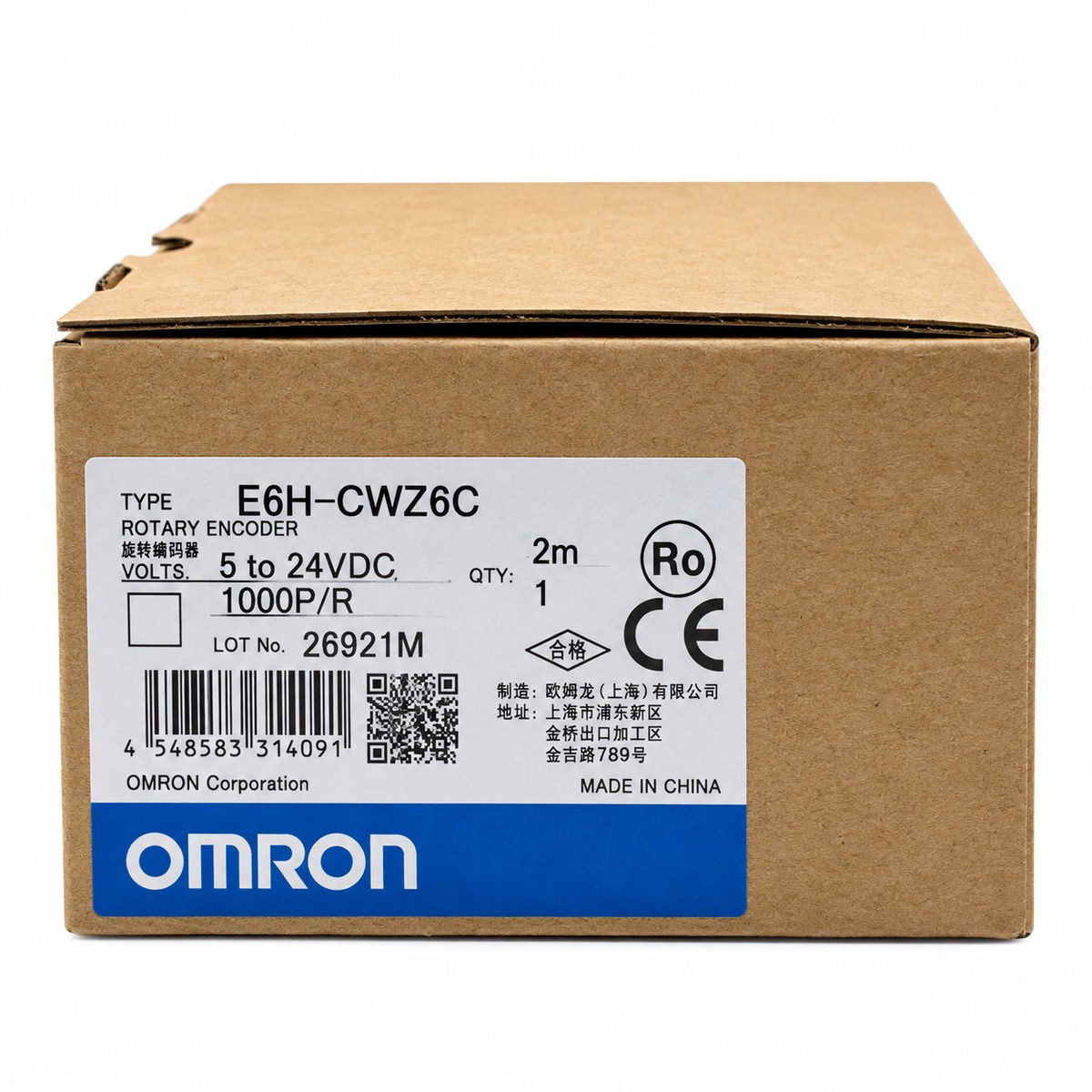 Hộp đóng gói encoder OMRON E6H-CWZ6C