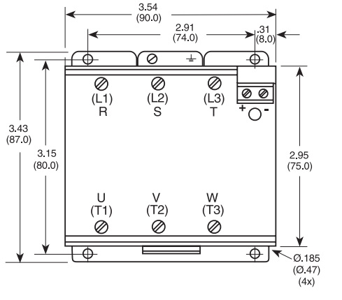 Kích thước relay RSDA-560-30-3D2 CII - hình 1