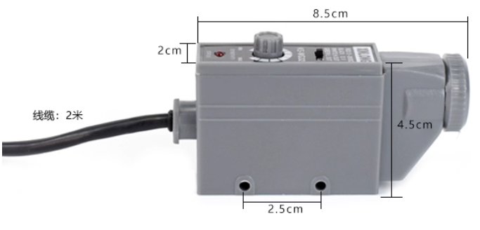 Kích thước cảm biến quang KS-RG32