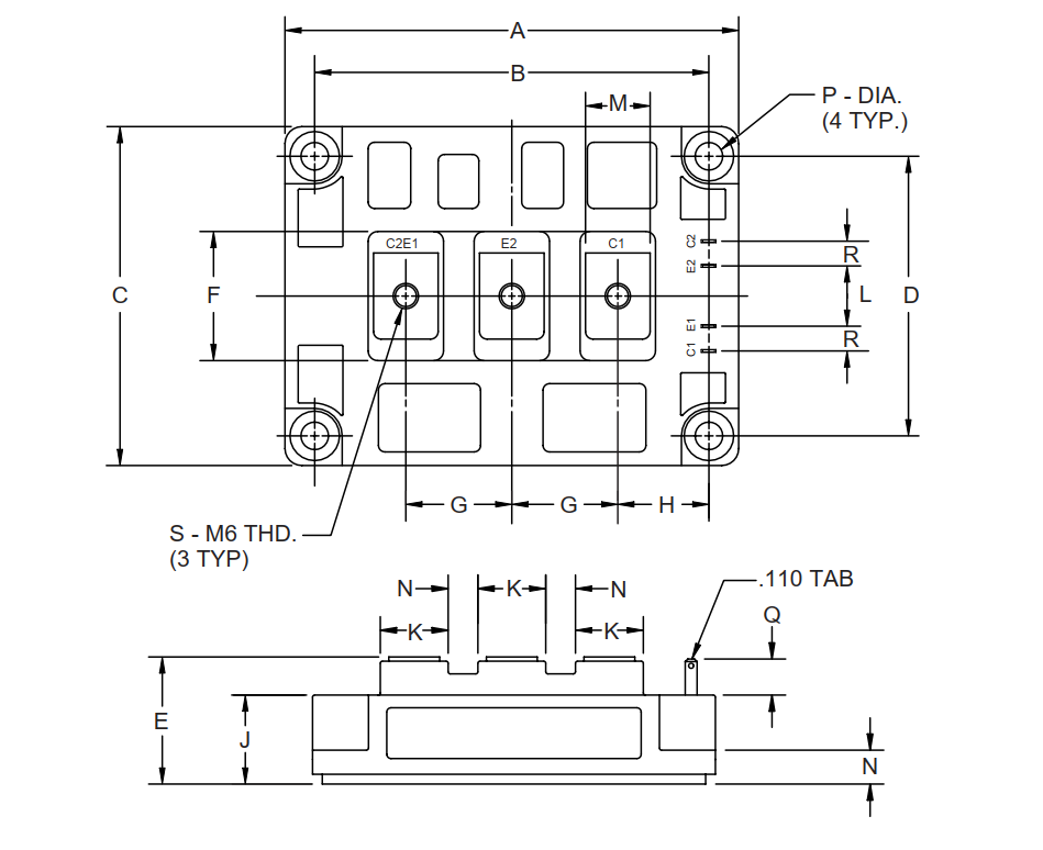 Bản vẽ kích thước CM300DY-24J