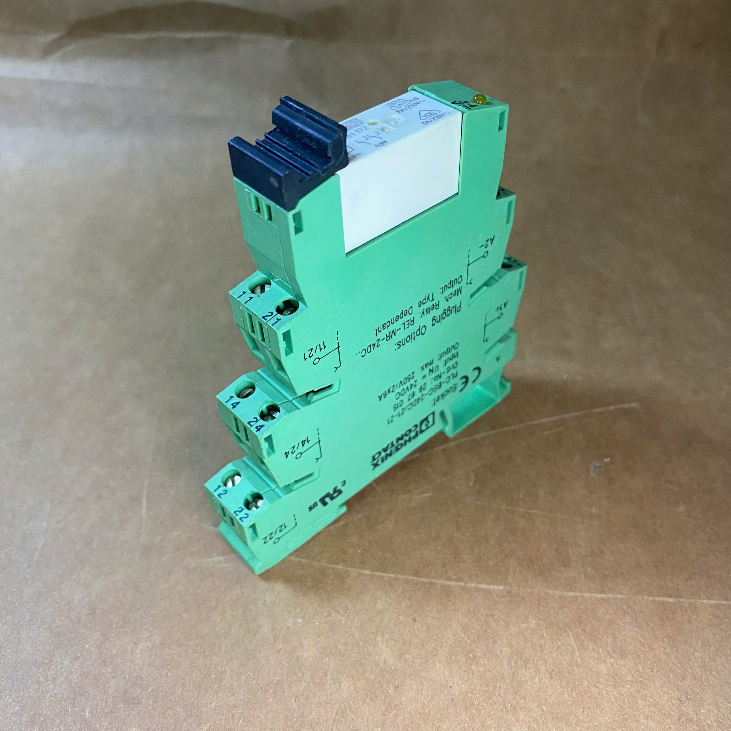 Hình ảnh thực tế module relay Phoenix Contact PLC-RSC-24DC/21-21 - góc nhìn tổng thể