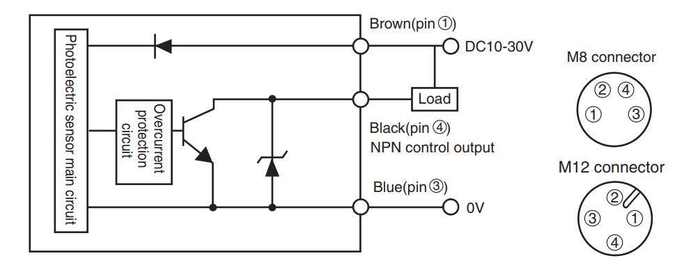 Sơ đồ đấu nối sản phẩm Keyence PZ-G42N - ví dụ 1
