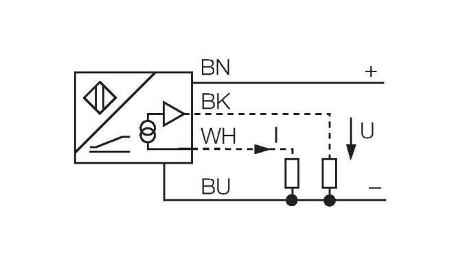 Sơ đồ đấu nối Turck NI8-M18-LIU