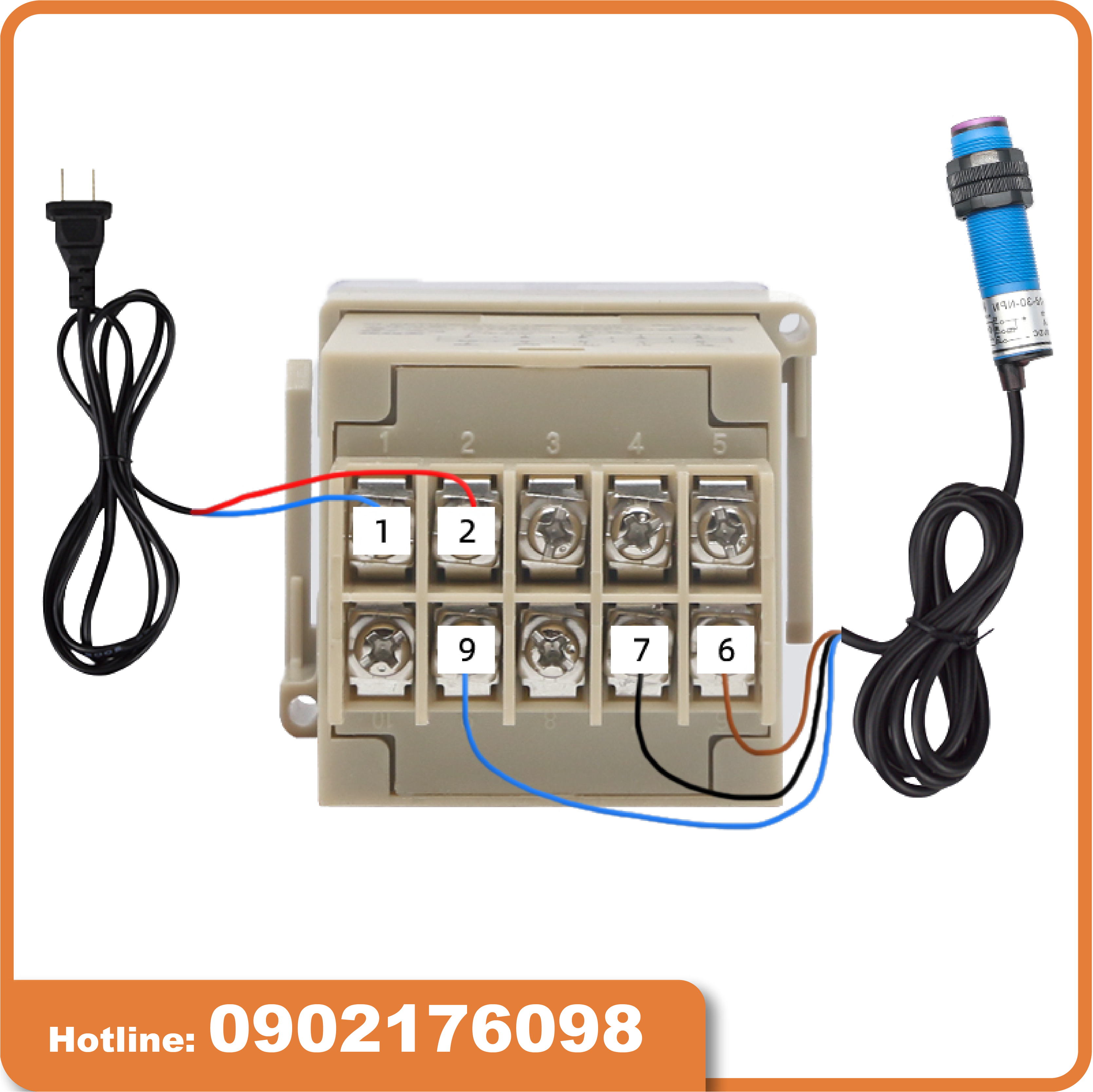 Hướng dẫn đấu cảm biến ZN48