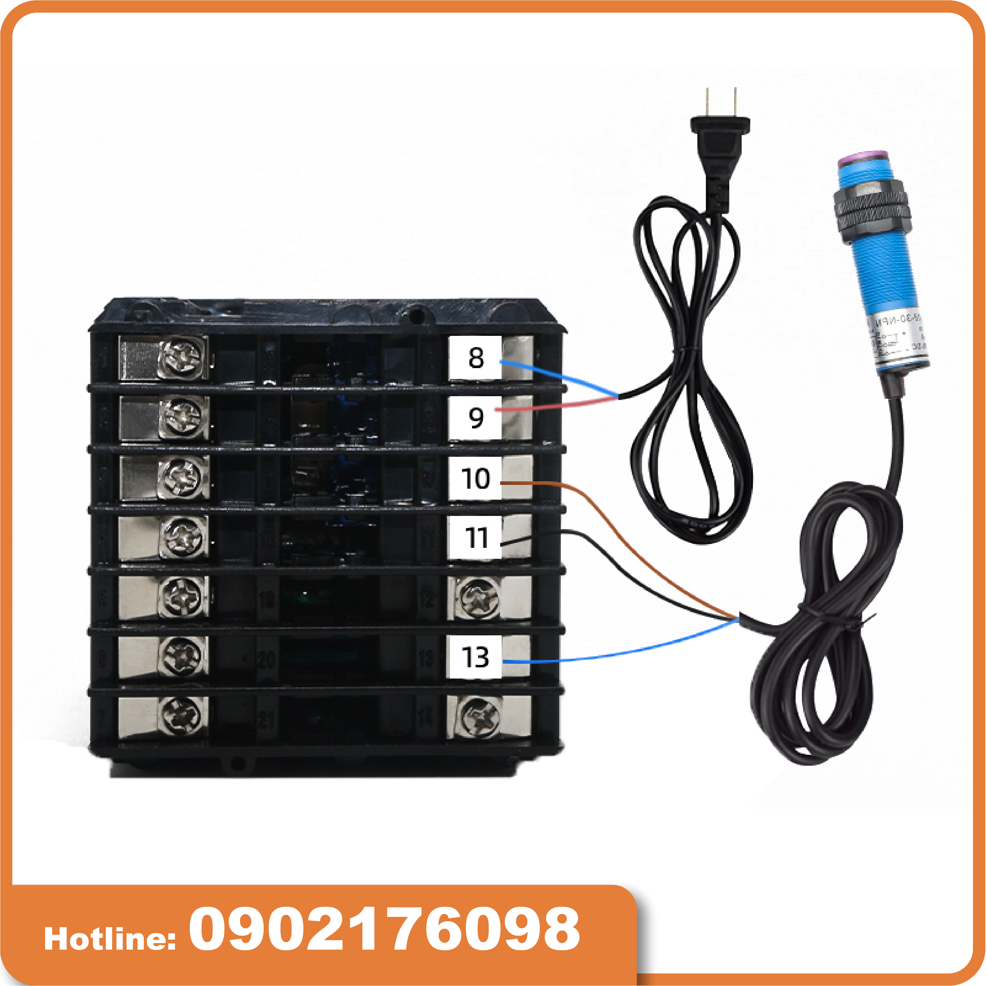 Đấu dây cảm biến ZN72