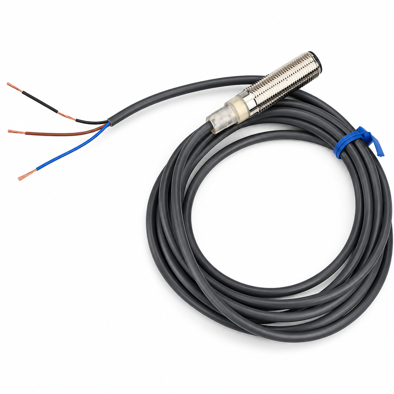Thân ren kim loại của cảm biến tiệm cận Omron E2B