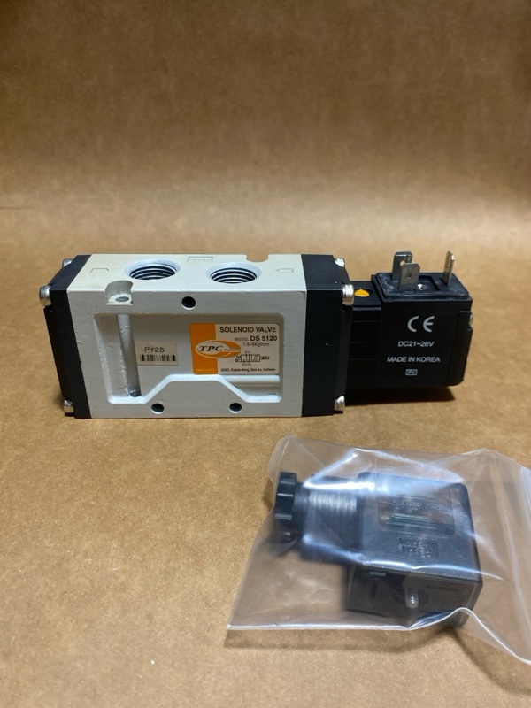 Hình ảnh tổng thể van điện từ khí nén TPC DS5120 24VDC