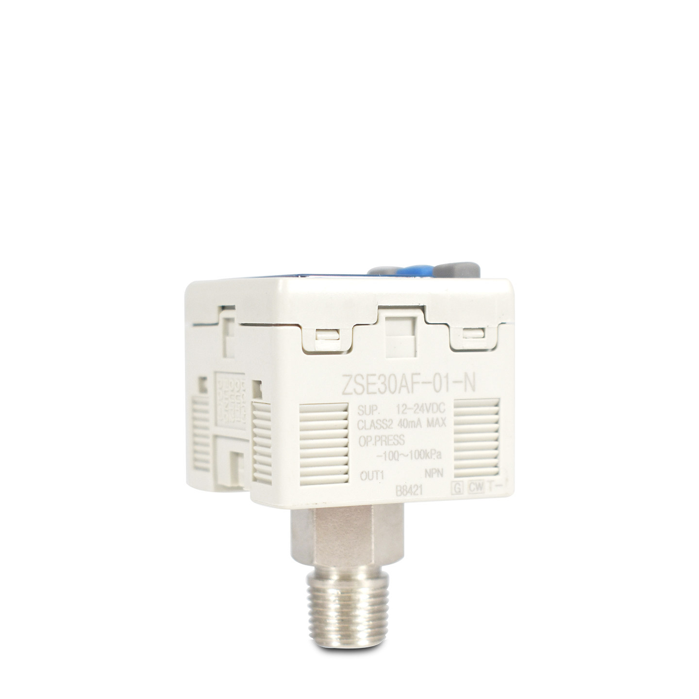 Công tắc áp suất SMC ZSE30AF-01-N-L kèm dây dẫn và đầu nối