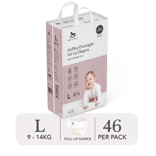 Bỉm đêm Applecrumby thêm miếng Mega Pull Ups