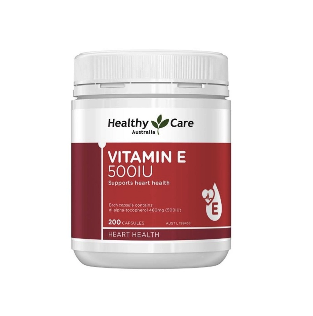 Viên uống Vitamin E 500IU Healthy Care 200 viên