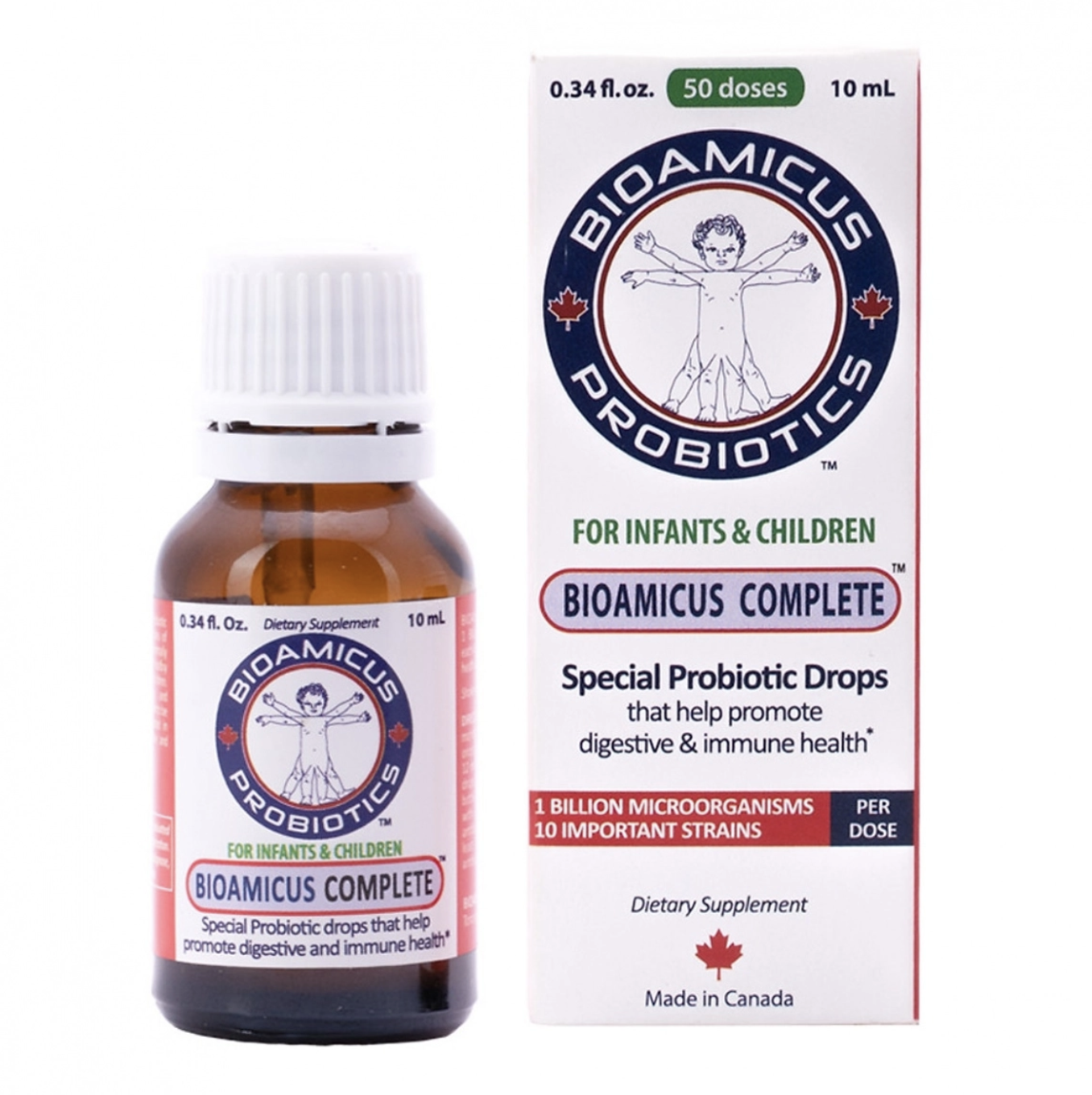 Men vi sinh 10 chủng BIOAMICUS COMPLETE 10ML