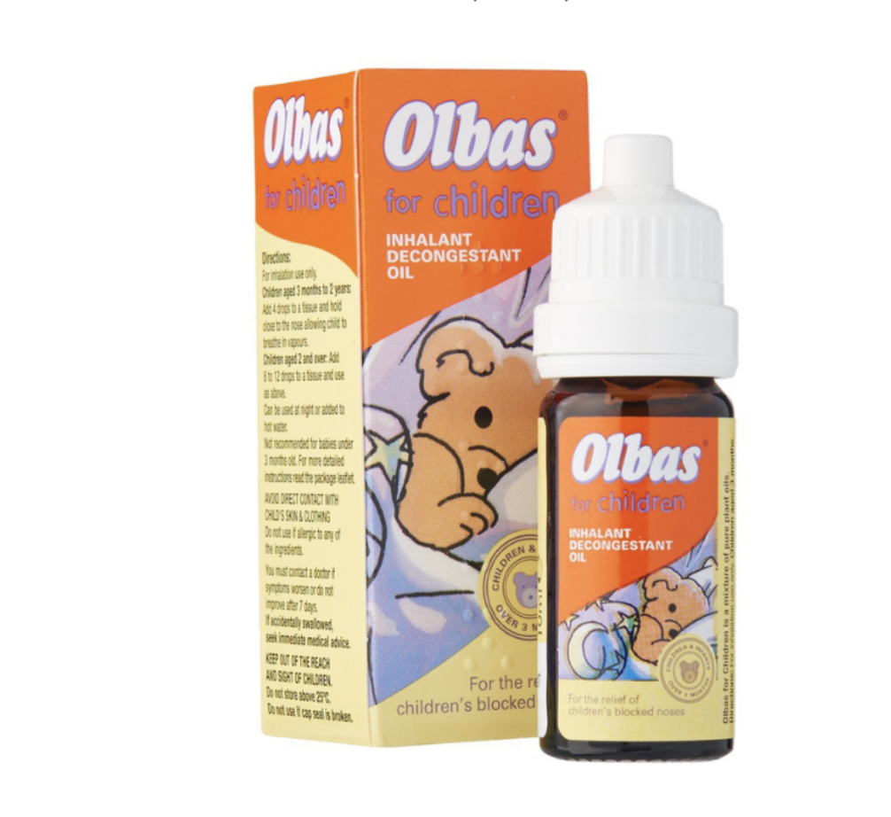 Tinh dầu giảm ngạt Olbas (3 tháng+)