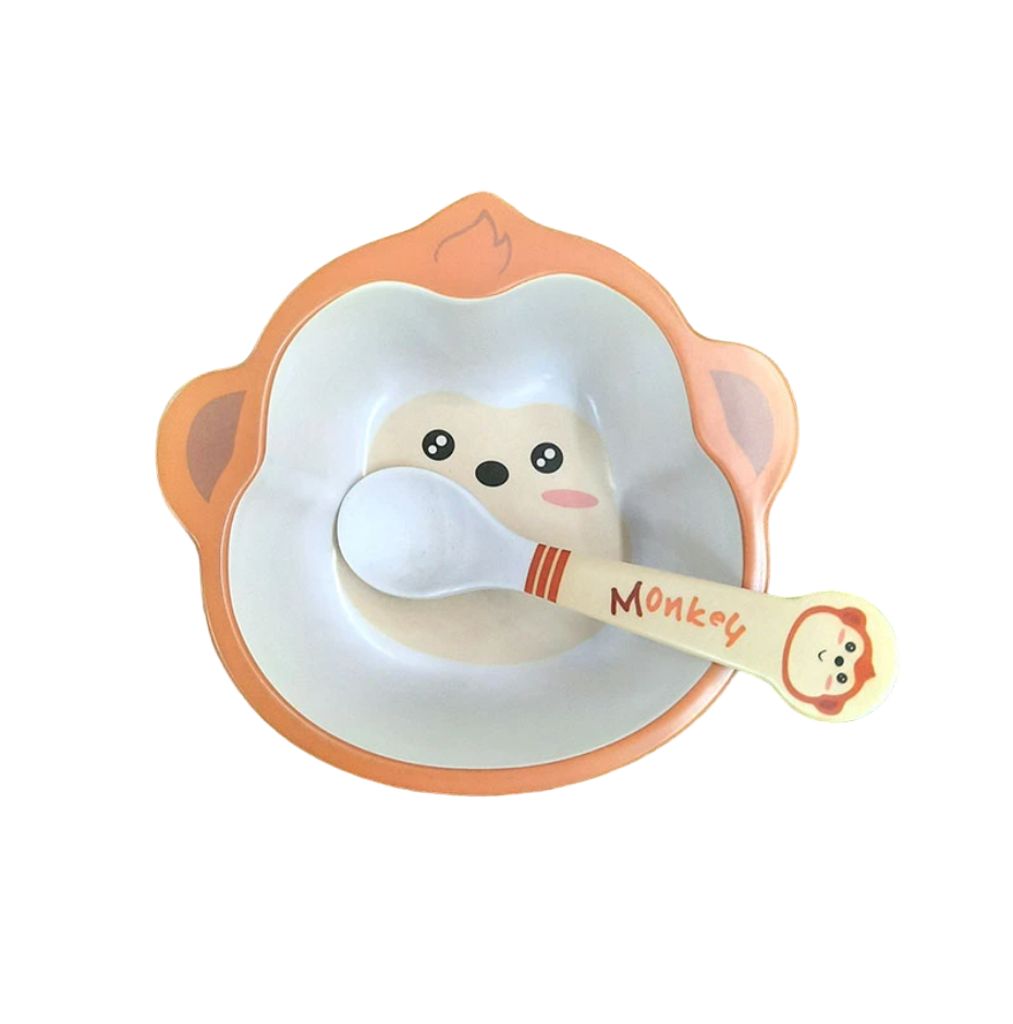 Bộ bát nhựa sợi tre kèm thìa