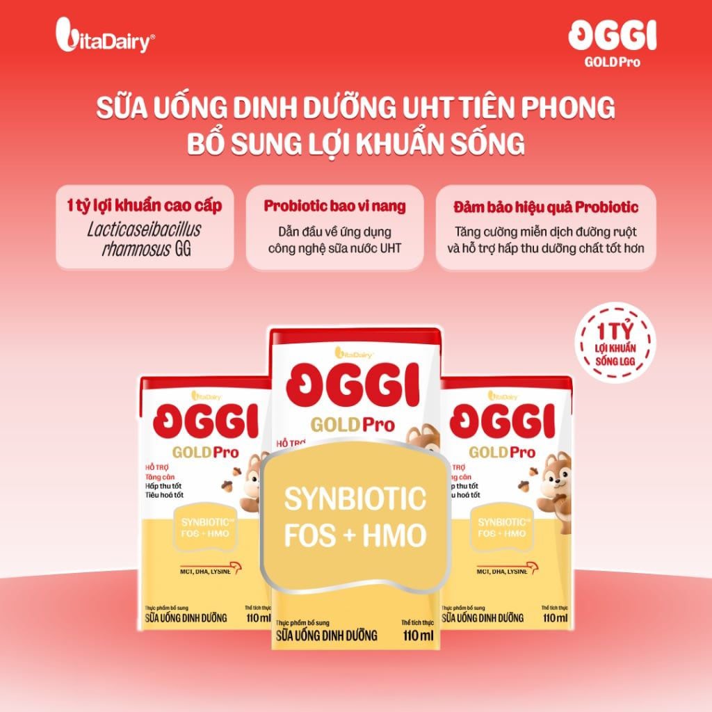 Sữa uống dinh dưỡng Oggi Gold Pro 110ml-Nguyên Vị