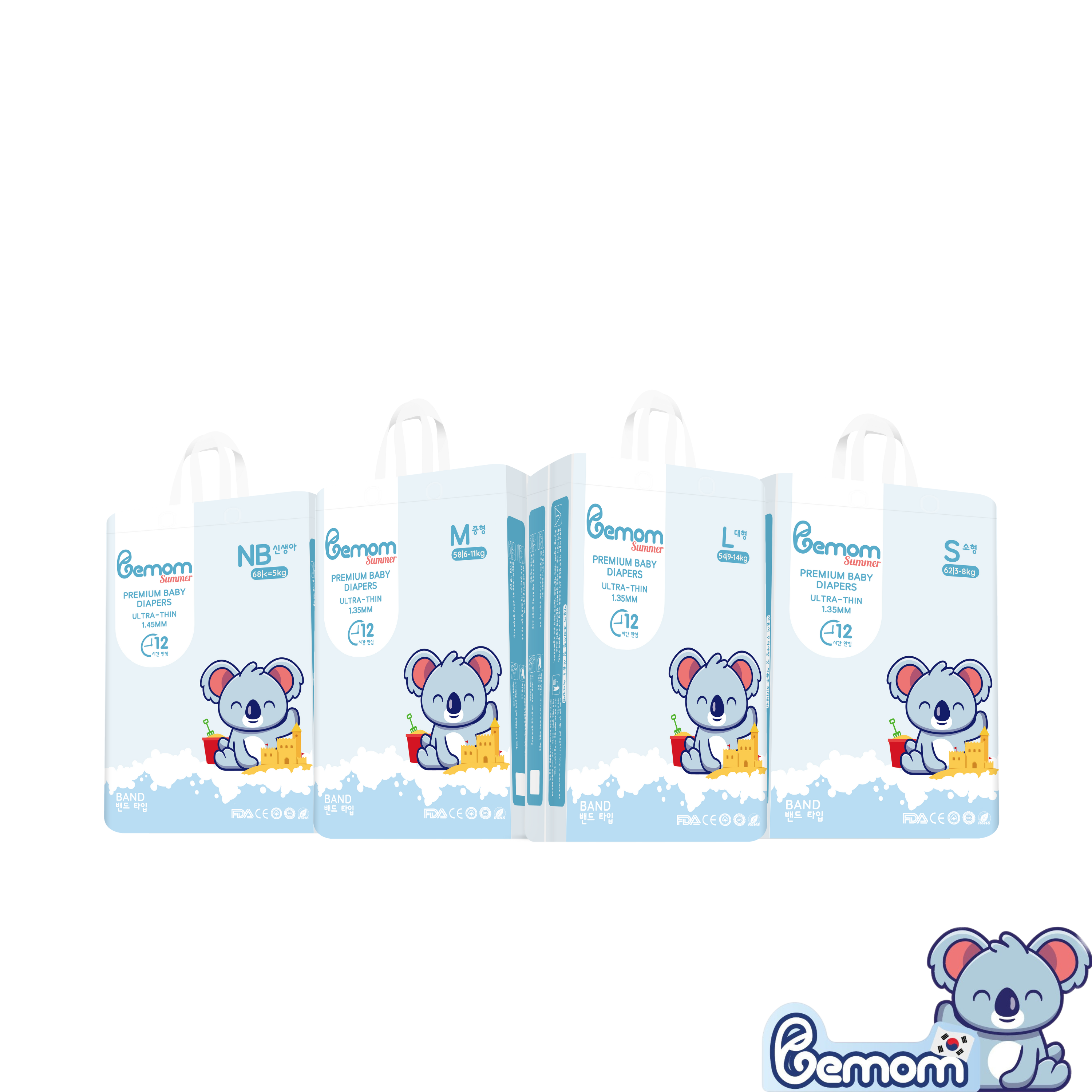 Bỉm Bemom Summer Hàn Quốc