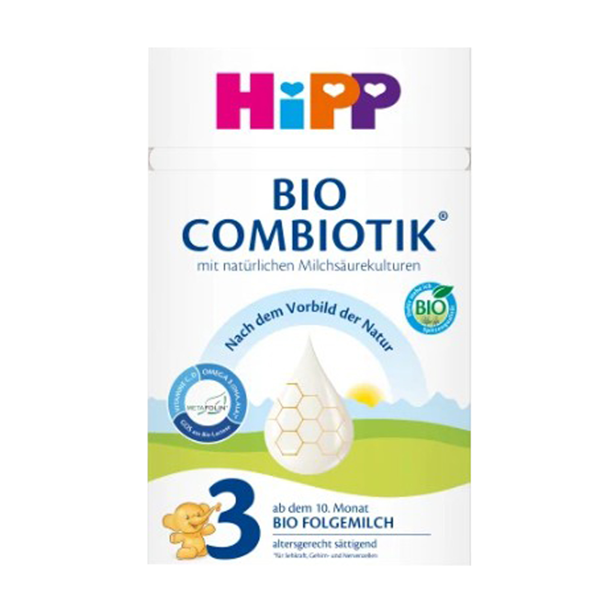 Sữa bột Hipp Combiotik nội địa Đức 600g số 3 (10-12 tháng)