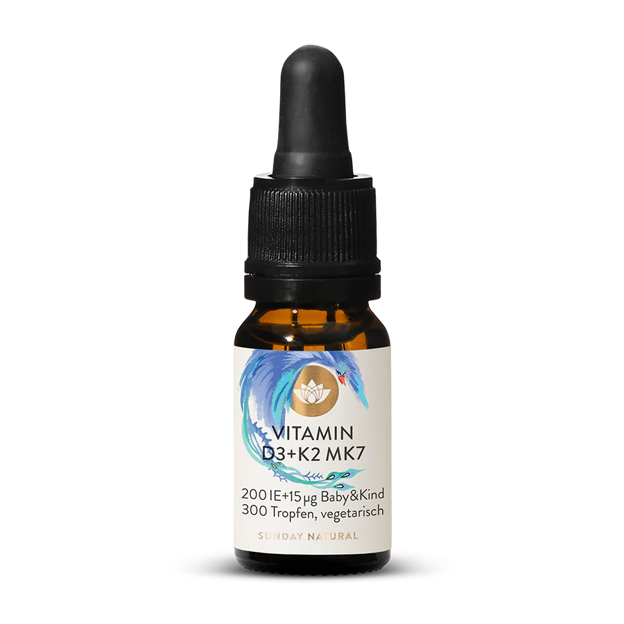 Vitamin D3K2 MK7 Sunday Natural Đức (0 tháng+)