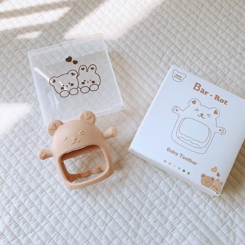 Gặm nướu silicon Gấu Bar-rot