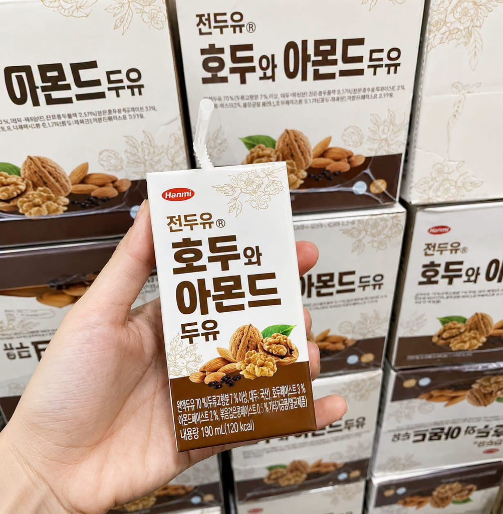 Thùng 16h sữa hạt óc chó Hanmi