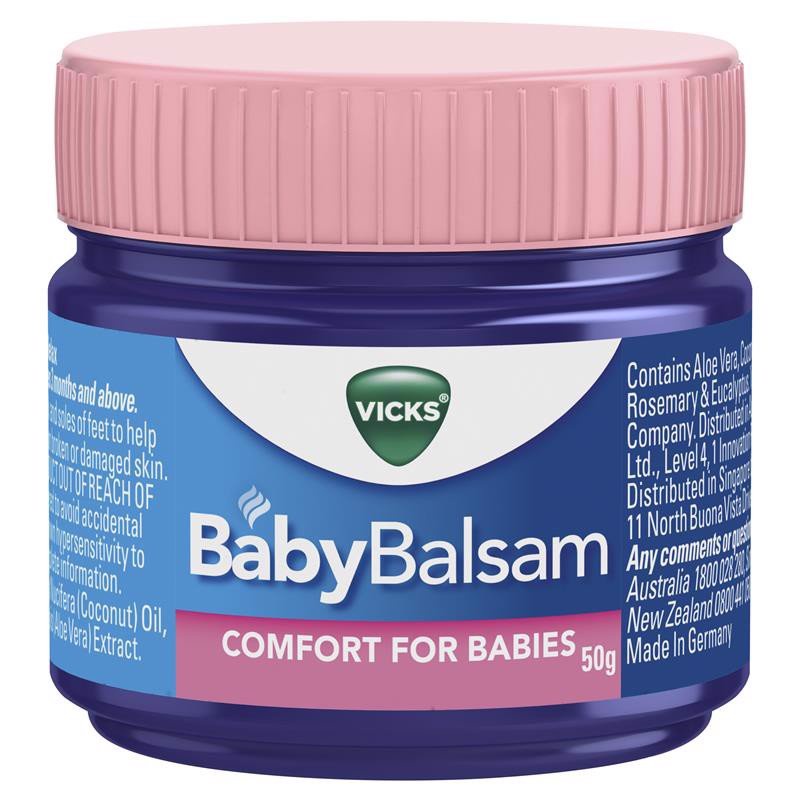 Dầu bôi ấm ngực Baby Balsam 50g (3 tháng+)