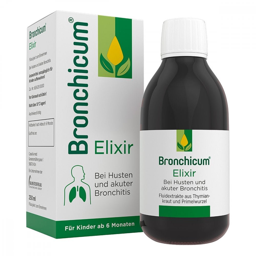 Siro ho BRONCHICUM ELIXIR Đức 100ml