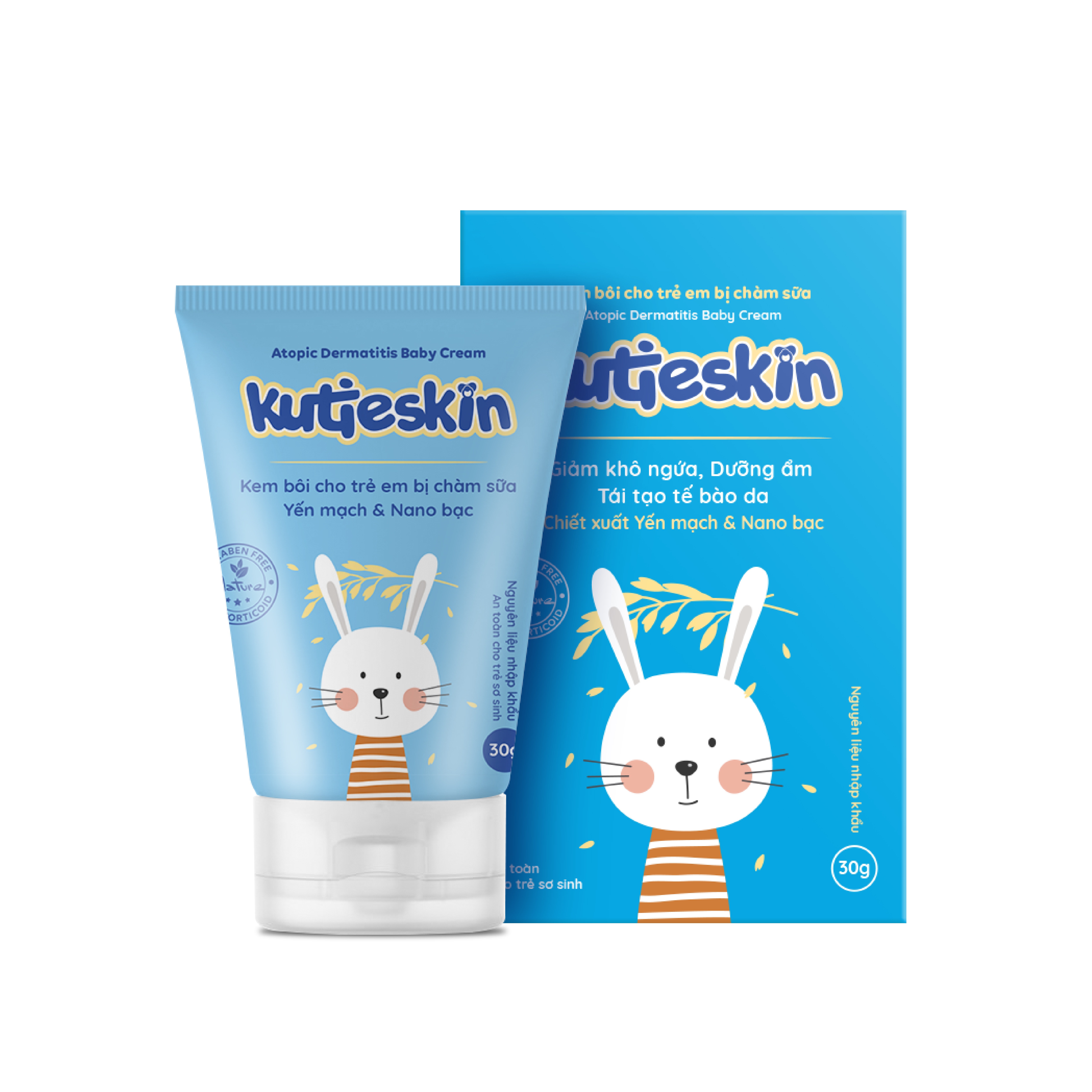 Kem bôi chàm sữa cho bé Kutieskin 30g