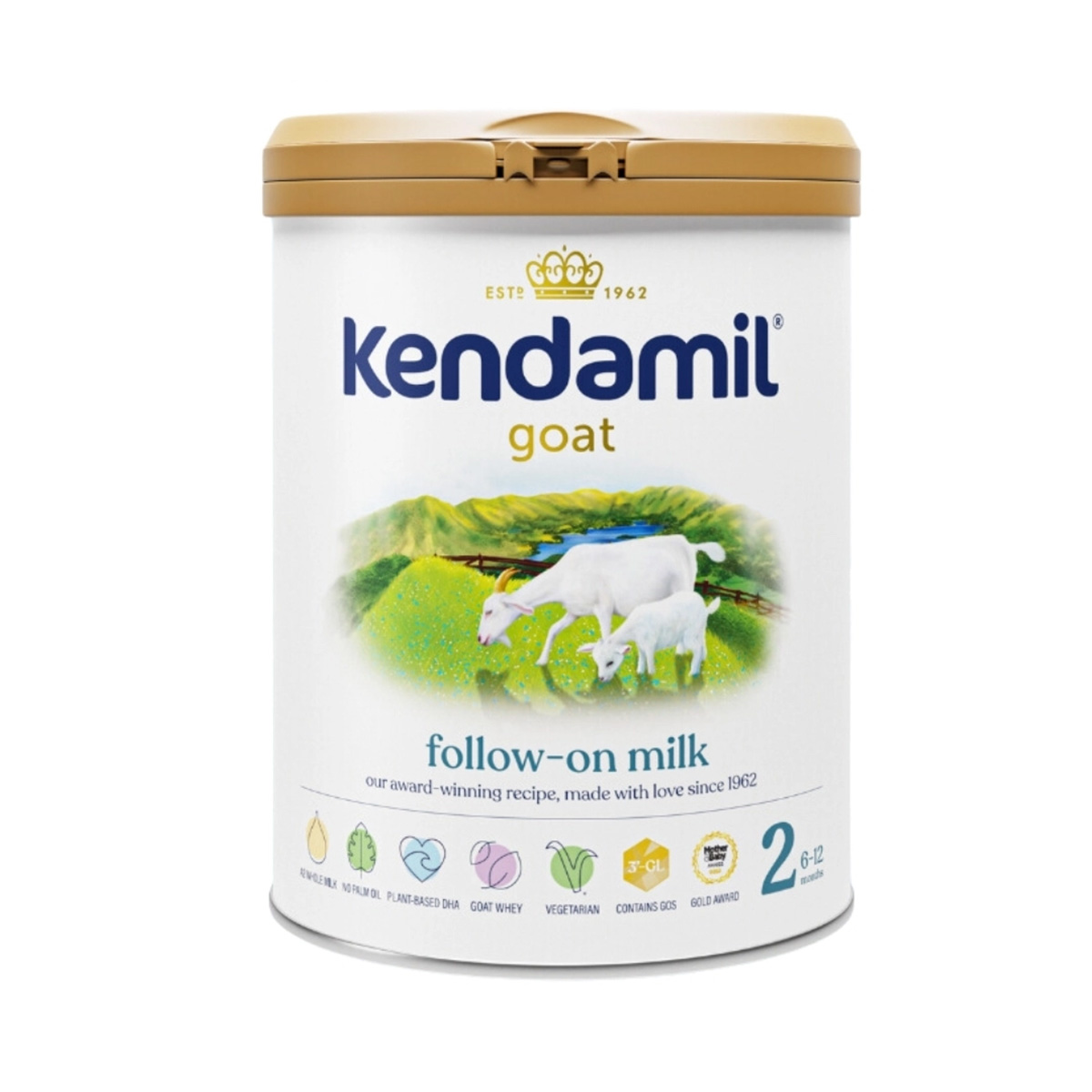 Sữa Kendamil Goat Dê đạm A2 800g số 2 (6-12 tháng)