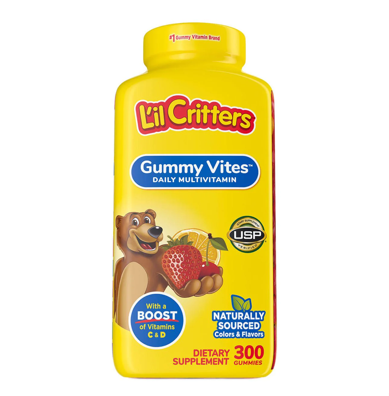 Kẹo dẻo Vitamin tổng hợp Lil Critters (2 tuổi+)