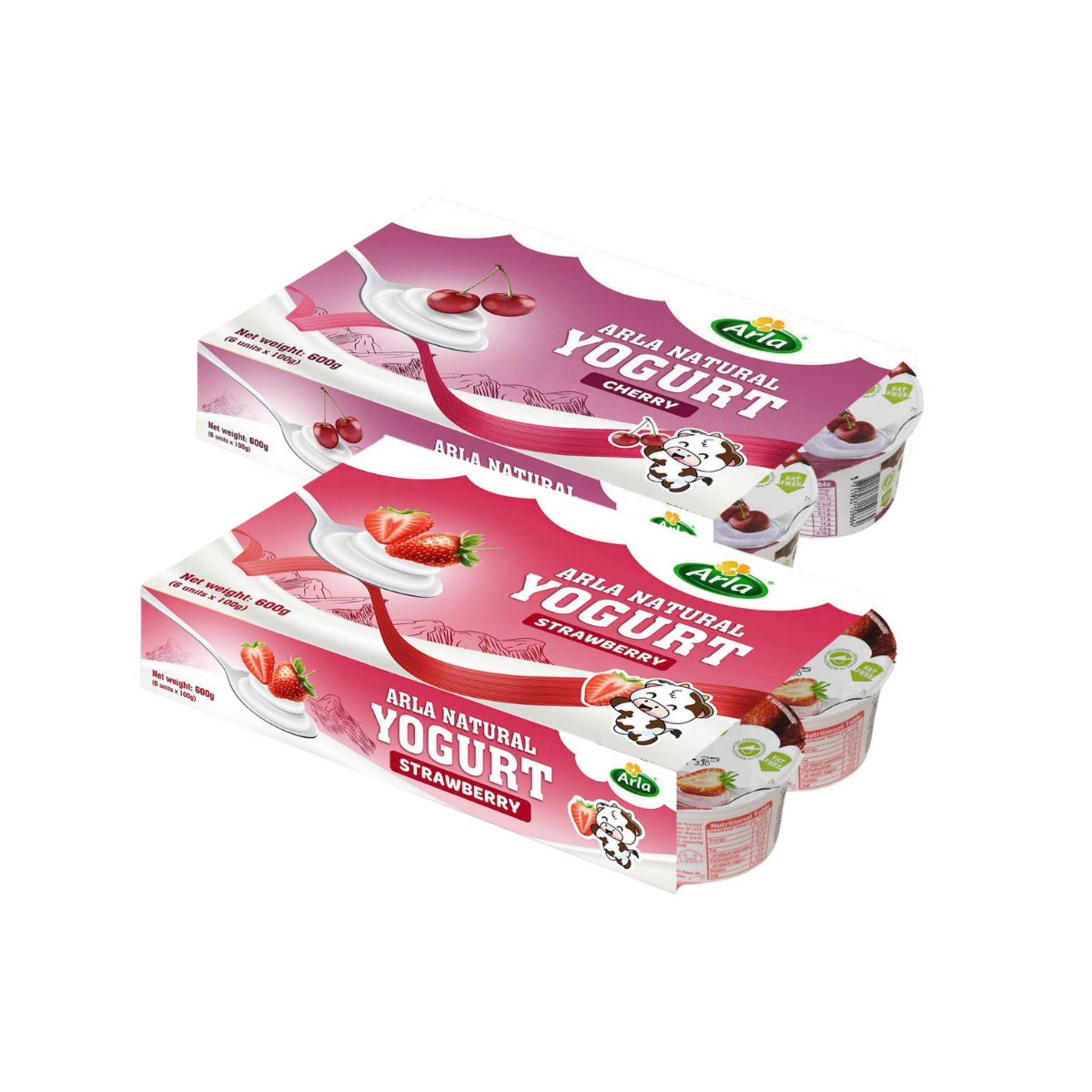 Sữa chua nguội Arla vỉ 6 hộp x 100gr (1 tuổi+)