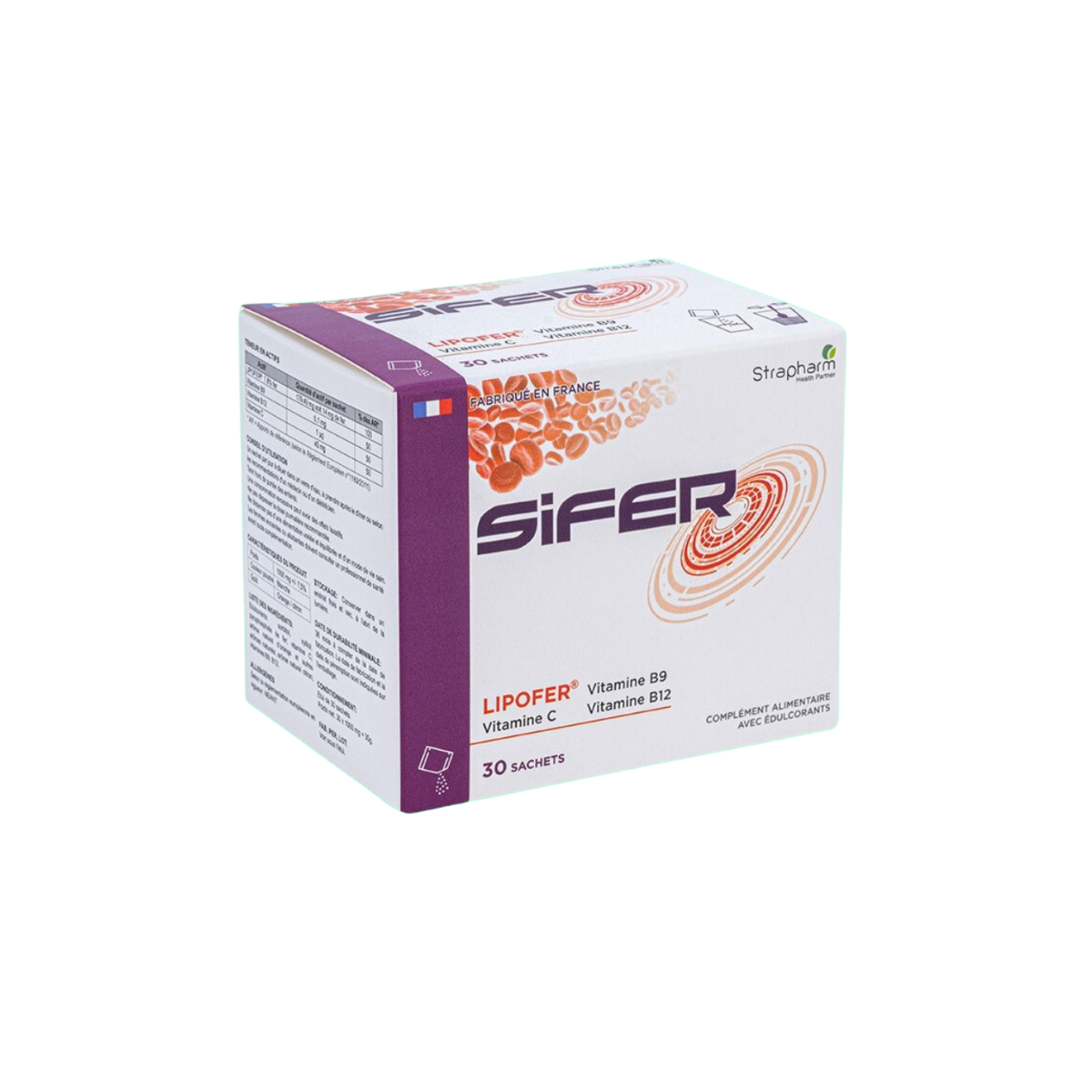 Sắt sinh học Sifer dạng bột 30 gói (9 tháng+)